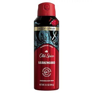 Old Spice KrakenGard Aluminum Free Body Spray, 5.1oz